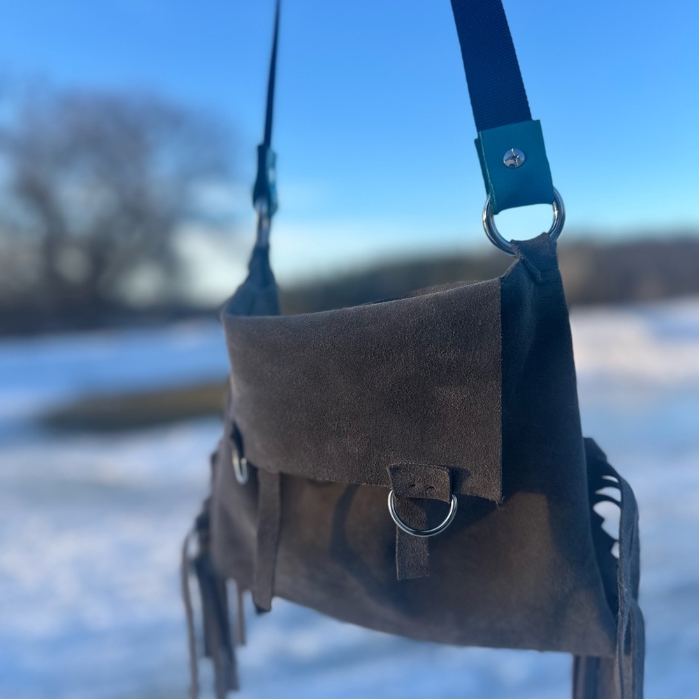 Daily Crossbody Bag with Fringe - MTOWLB